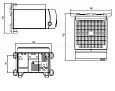 Обогреватель в изолирующем корпусе с вентилятором и термостатом 1000Вт, 230В EKF PROxima HFT1000C EKF/ЭКФ
