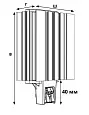 Нагреватель конвекционный 250 Вт, 110-230 V AC/DC SNB-250-500 SILART