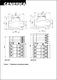 Дифференциальный автоматический выключатель АД14 4Р 25А 100мА GENERICA MAD15-4-025-C-100 Generica