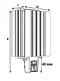 Нагреватель конвекционный 100 Вт 110-230 V AC/DC SNB-100-300 SILART