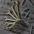 Набор ключей рожковых REXANT (6х7-20х22 мм), 8 шт., желтый цинк 12-5844-2 REXANT