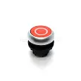 M22-D-R-X0 Головка кнопки без фиксации, цвет красный с обозначение O 216605 EATON