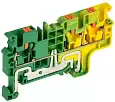 Колодка клеммная CP-MC-PEN заземляющая 3 вывода 2,5мм2 желто-зеленая YCT22-03-3-K52-002 IEK/ИЭК