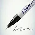 Маркер-краска MunHwa «Extra Fine Paint Marker» 1 мм, черная, нитрооснова 08-7201 MunHwa