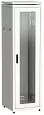ITK Шкаф сетевой напольный 19" LINEA N 42U 600х800мм стеклянная передняя дверь, задняя металлическая LN35-42U68-GM ITK/ИТК