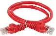 ITK Коммутационный шнур (патч-корд) кат.6 UTP PVC 1м красный PC04-C6U-1M ITK/ИТК