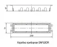 Коробка приборная ONFLOOR (249х71х41мм) KNP-80-16-PA-7012 IEK/ИЭК