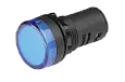 Лампа сигнальная компактная ⌀22 LED 230В синяя IP44 LS3-22D/B220 ELVERT