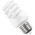 Лампа энергосберегающая спираль КЭЛ-FS Е14 11Вт 2700К Т2 73x34мм ИЭК LLE25-14-011-2700-T2 IEK/ИЭК