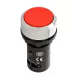 Кнопка CP1-30R-11 красная без фиксации 1НО+1HЗ кольцо хром. Металл 1SFA619100R3071 ABB/АББ