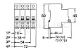 Автоматический выключатель DZ47-60 2P 63A 4,5кА характеристика C 188072 CHINT