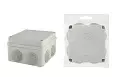 Распаячная коробка ОП 110х110х70мм, крышка на винтах, IP55, 8вх. SQ1401-0114 TDM/ТДМ