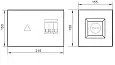 Ящик с понижающим трансформатором ЯТП 0,4кВА 220/12В (3 автомата) EKF yatp0,4-220/12v-3a EKF/ЭКФ