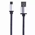 USB кабель microUSB, шнур в джинсовой оплетке REXANT 18-4242 REXANT