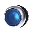 M22-DL-B Головка кнопки с подсветкой, без фиксации ,цвет синий 216931 EATON