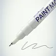 Маркер-краска MunHwa «Extra Fine Paint Marker» 1 мм, белая, нитрооснова 08-7205 MunHwa