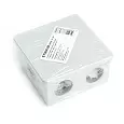 Распределительная коробка STEKKER EBX10-34-44, количество вводов: 6, полистирол, цвет светло-серый,  39994 STEKKER