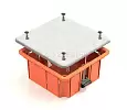 Коробка распаячная для скрытого монтажа в полых стенах 92х92х45мм (с пластиковыми зажимами) оранжевая GREENEL GE41022 GREENEL/Гринел