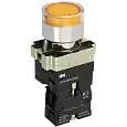 Кнопка управления LAY5-BW3561 с подсветкой желтый 1з BBT50-BW-K05 IEK/ИЭК
