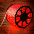 Дюралайт LED, постоянное свечение (2 жилы) (2W) - красный, 36 LED/м, 2,4Вт/м, Ø13мм бухта 100м Neon- 121-122 NEON-NIGHT