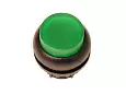 M22S-DRLH-G Головка кнопки выступающая с фиксацией, с подсветкой, цвет зеленый, черное лицевое кольц 216798 EATON