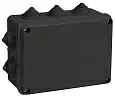Коробка распаячная КМ41241 для открытой проводки 150х110х70мм IP44 10 гермовводов черная (RAL 9005)  UKO11-150-110-070-K02-44 IEK/ИЭК