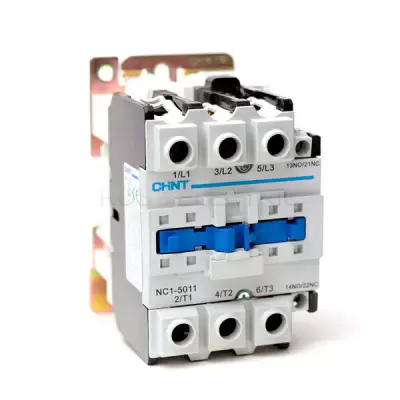 222508 CHINT картинка, фото Контактор NC1-5011 50А 400В/АС3 1НО+1НЗ 50Гц (R)