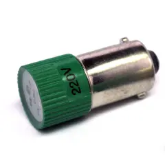 Лампа-BA9S-зелен-EMAS