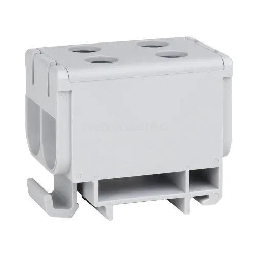 Клемма вводная силовая двойная OptiClip КВС 6-50 серая КЭАЗ 351045 - Ros-Electric