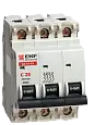 Автоматический выключатель ВА 47-63, 3P 20А (D) 4,5kA EKF mcb4763-3-20D EKF/ЭКФ