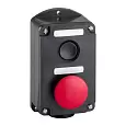 Пост кнопочный ПКЕ 212-2-У3-IP40 (черная, красный гриб) 150749 KEAZ/КЭАЗ