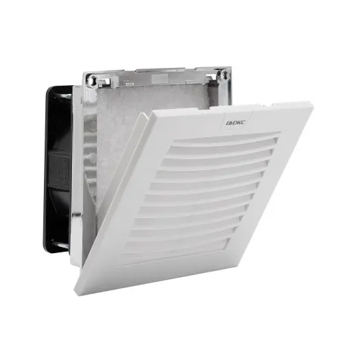 Вентилятор с фильтром ЭМС 100 м3/ч, 115&230В AC, 152х152 мм, IP54 DKC R5MCV15231 - Ros-Electric