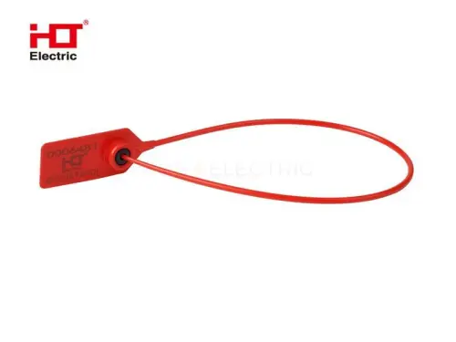 Пломба пластиковая Универсал-385x22 (100шт./уп.)-красный HLT ELECTRIC 084-07-520 - Ros-Electric