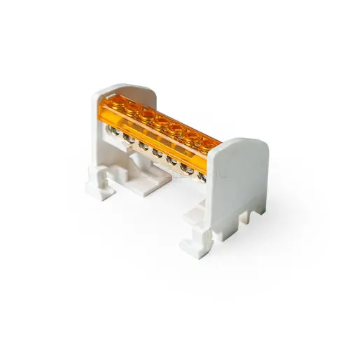Шина на DIN-рейку в корпусе (кросс-модуль) 2х7 Промрукав PR08.32829 - Ros-Electric