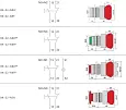 Выкл. кноп. ABLFP D22 ЗЕЛЕНЫЙ LED 220В ВK-22 25026DEK DEKraft