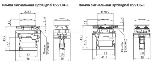 C5-L-M3 Сигнальная лампа зеленая пластик 230-240VAC XB5AVM3 КЭАЗ 332188 - Ros-Electric