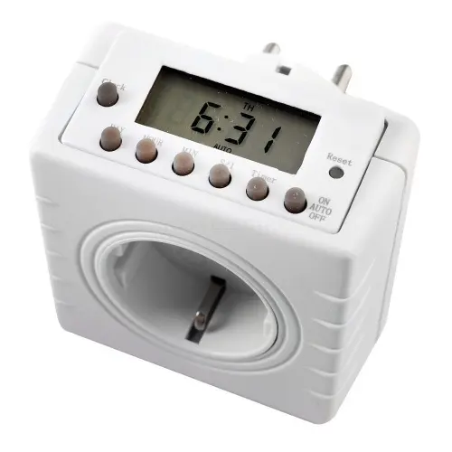 BND-50/SG3 (Таймер цифровой розеточный, 7-дневная программа, 230/3500Вт) Camelion 7785 - Ros-Electric