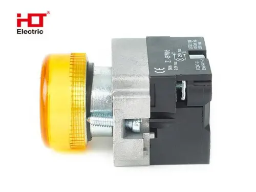 Лампа сигнальная CB2-BV65(LED) желтый 230В IP54 HLT ELECTRIC 085-06-075 - Ros-Electric