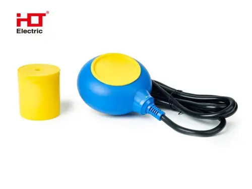 Выключатели поплавковые TSY-3 шнур 2M 16A синий-желтый HLT ELECTRIC 085-24-03 - Ros-Electric