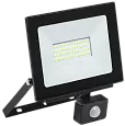 Прожектор СДО 06-50Д светодиодный черный с ДД 3200лм IP54 6500K LPDO602-50-65-K02 IEK/ИЭК