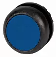 M22S-DL-B Головка кнопки с подсветкой, без фиксации ,цвет синий, черное лицевое кольцо 216932 EATON