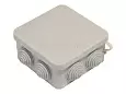 Коробка монтажная, разветвительная для открытой установки КР2604 100х100х50 полипропилен и ПВД IP55 КР2604 HEGEL