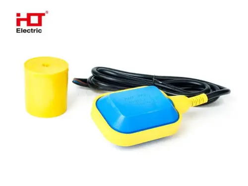 Выключатели поплавковые TSY-2 шнур 2M 16A синий-желтый HLT ELECTRIC 085-24-02 - Ros-Electric