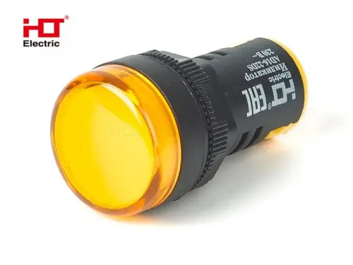 Лампа AD16-22DS(LED)матрица d22мм желтый 230В IP40 HLT ELECTRIC 085-06-14 - Ros-Electric
