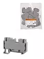 Зажим клеммный безвинтовой ЗКБ быстрого зажима 6 мм2 40А серый (Ph-C PT 6) SQ0822-0171 TDM/ТДМ