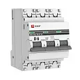 Автоматический выключатель 3P  6А (D) 4,5kA ВА 47-63 EKF PROxima mcb4763-3-06D-pro EKF/ЭКФ