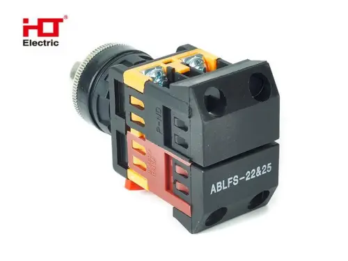 Кнопка ABLFS-22 с подсветкой NO+NC 230В IP40 зеленый HLT ELECTRIC 085-07-022 - Ros-Electric