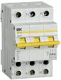 Выключатель-разъединитель трехпозиционный ВРТ-63 3P 50А MPR10-3-050 IEK/ИЭК