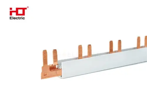 Шина соединительная типа PIN (штырь) 2Р 63А (дл.1м) HLT ELECTRIC 081-13-02 - Ros-Electric