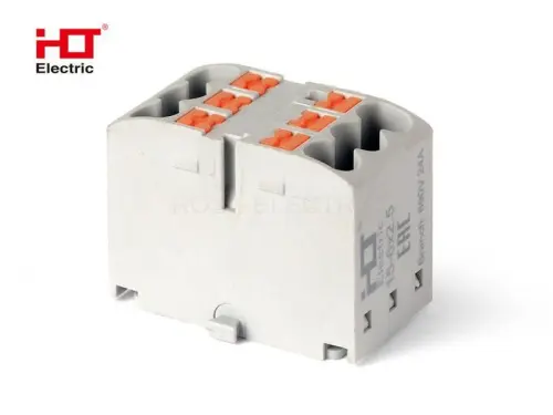 Распределительный Блок ПНК-15 отходящие провода 6x2.5мм2 HLT ELECTRIC 081-27-003 - Ros-Electric